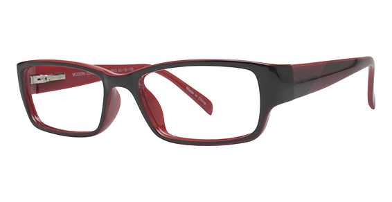 Modern Optical CONCERT Eyeglasses, Black/Red
