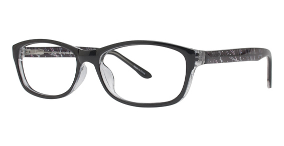 Modern Optical COZY Eyeglasses, Black/Crystal
