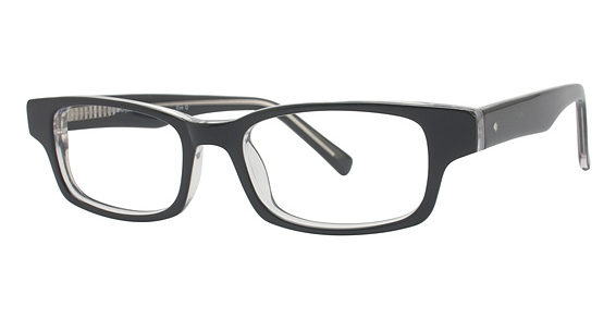 Genius G500 Eyeglasses, Black-Crystal