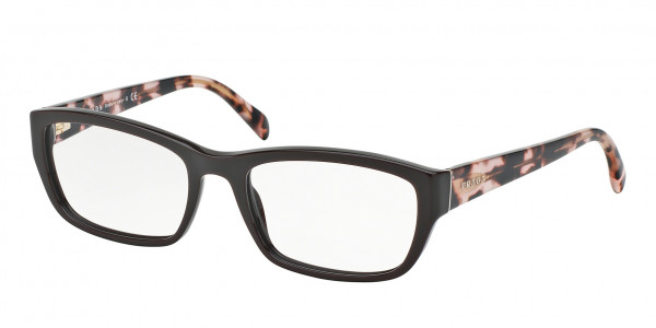 Prada PR 18OV HERITAGE Eyeglasses, 07E1O1 HERITAGE BLACK (BLACK)
