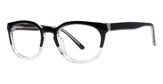 Modern Optical GENIUS Eyeglasses, Black/Crystal
