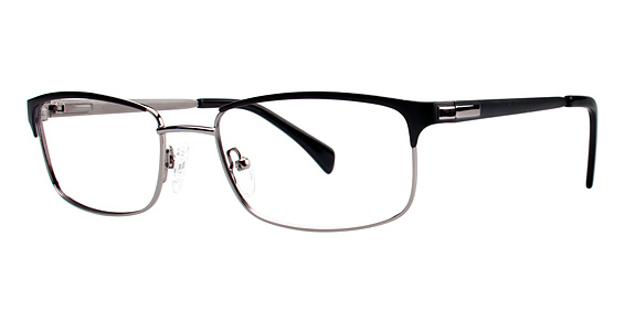 U Rock U763 Eyeglasses, Matte Black/Gunmetal