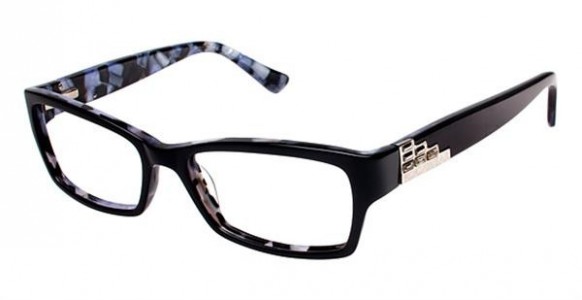 Rocawear RO334 Eyeglasses, OXMB BLACK/SILVER