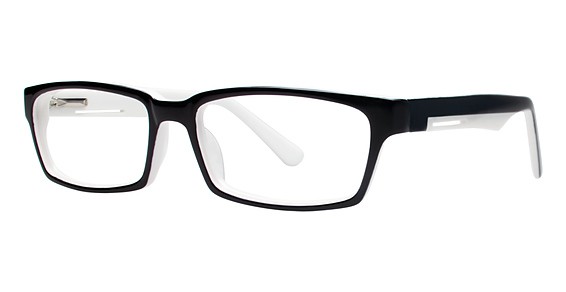 Modern Optical LIMIT Eyeglasses, Black/White