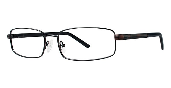Big Mens Eyewear Club BIG FAVOR Eyeglasses, Black