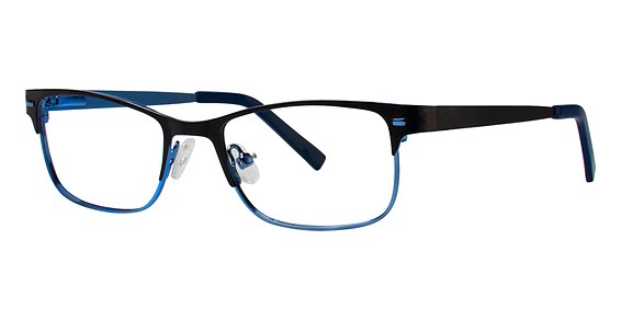 Modz TIDBIT Eyeglasses, Matte Black/Blue