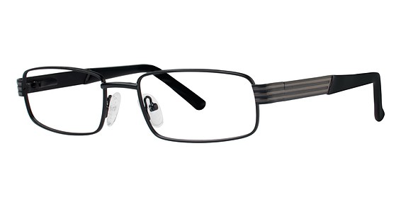 Giovani di Venezia DEREK Eyeglasses, Matte Black/Gunmetal