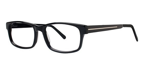 Big Mens Eyewear Club BIG JIM Eyeglasses, Black