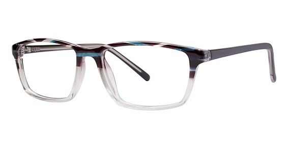 Modern Optical INDULGE Eyeglasses, Black/Blue/Crystal