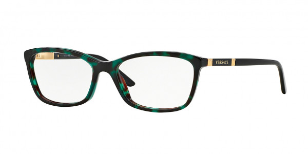 Versace VE3186 Eyeglasses, 5076 HAVANA (HAVANA)