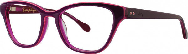 Lilly Pulitzer Copeland Eyeglasses, Eggplant