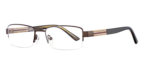 Wired 6046 Eyeglasses, Gunmetal/Teak