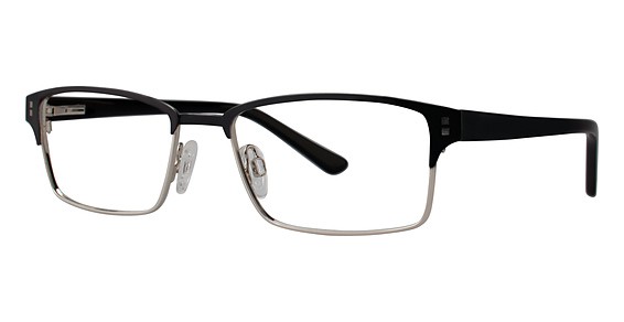 U Rock HALFPIPE Eyeglasses, Matte Black/Silver