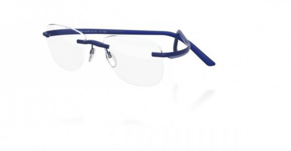 Silhouette SPX Match 2894 Eyeglasses, 6057 blue matte