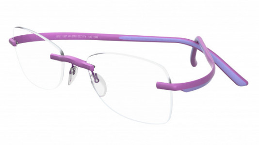 Silhouette SPX Match 2895 Eyeglasses, 6053 Purple Orchid