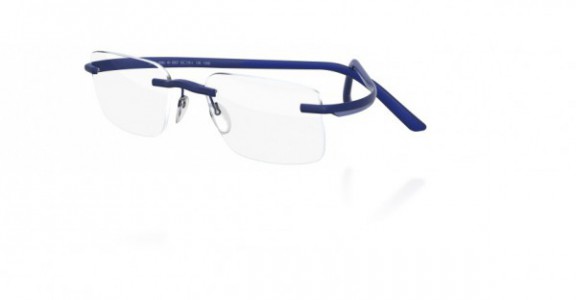 Silhouette SPX Match 2898 Eyeglasses, 6057 blue matte