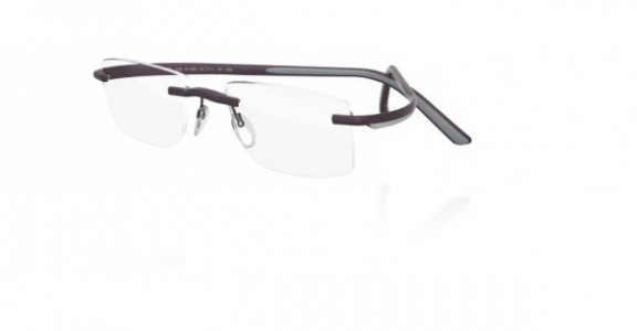 Silhouette SPX Match 2899 Eyeglasses, 6052 violet matte