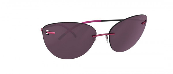 Silhouette TMA Icon 8154 Sunglasses, 6223 Glossy Purple