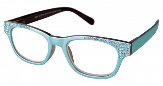 Jimmy Crystal JCR362 +1.50 Eyeglasses, AQUAMARINE