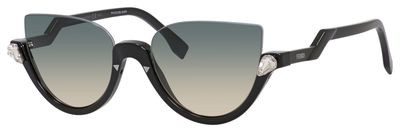Fendi Ff 0138/S Sunglasses, 029A(IE) Shiny Black