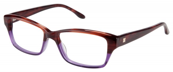 BCBGMAXAZRIA FEDERICA Eyeglasses, Raisin Purple Fade