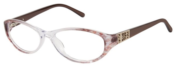 Jessica McClintock JMC 050 Eyeglasses, Brown Multi