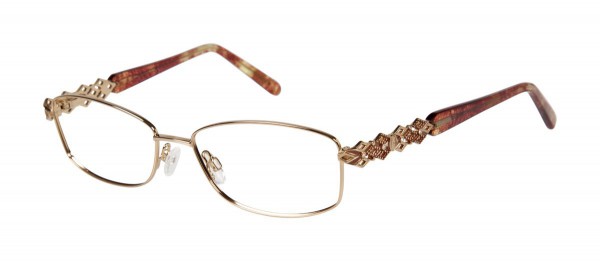 Jessica McClintock JMC 055 Eyeglasses, Gold