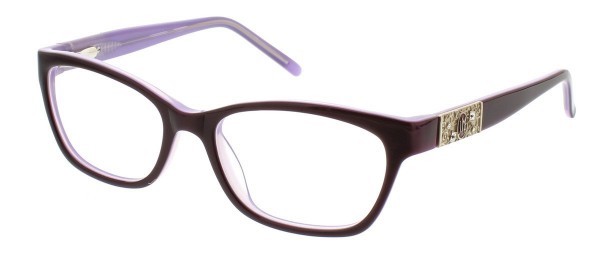 Jessica McClintock JMC 4001 Eyeglasses, Eggplant Laminate