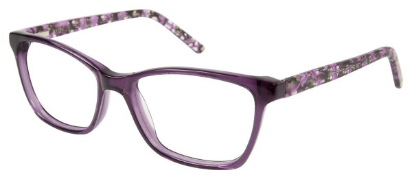 ClearVision CASCADE PARK Eyeglasses, Eggplant