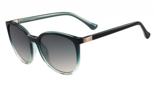 Calvin Klein CK3191S Sunglasses, (319) GRADIENT GREEN