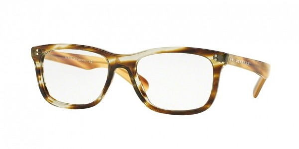 Burberry BE2212F Eyeglasses, 3551 BROWN HORN (BROWN)