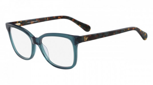 Diane Von Furstenberg DVF5076 Eyeglasses, (315) GREEN CRYSTAL