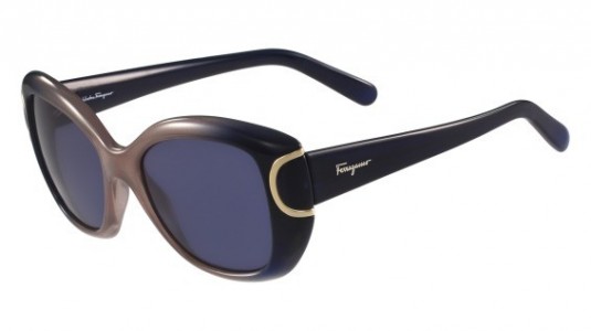 Ferragamo SF819S Sunglasses, (463) BLUE-TURTLE