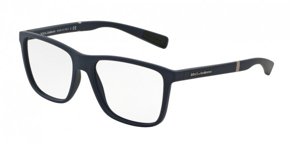 Dolce & Gabbana DG5016 Eyeglasses, 3012 DARK BLUE RUBBER (BLUE)