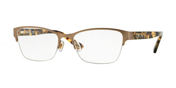 DKNY DY5653 Eyeglasses, 1227 SATIN LIGHT GOLD/VINTAGE TORT (GOLD)