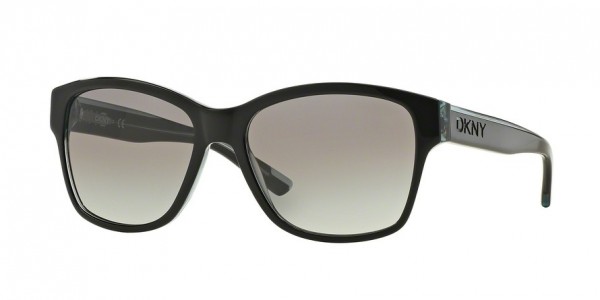 DKNY DY4134 Sunglasses, 369311 BLACK TEAL (BLACK)
