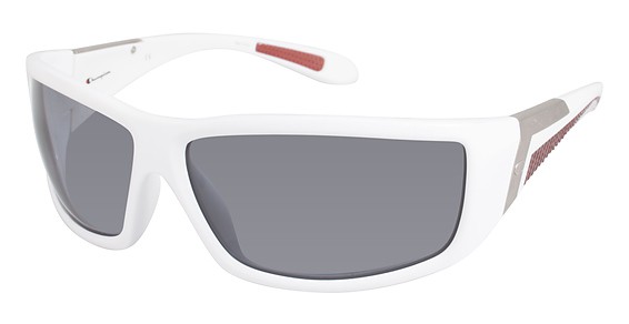 Champion 6017 Sunglasses, C03 Shiny White (Grey)