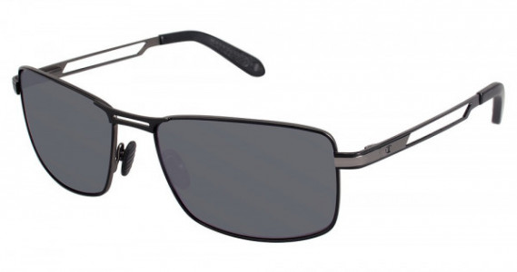 Champion 6029 Sunglasses, C02 Shiny Black (Grey)