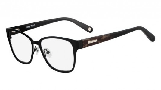 Nine West NW1059 Eyeglasses, (001) BLACK W-CHEETAH