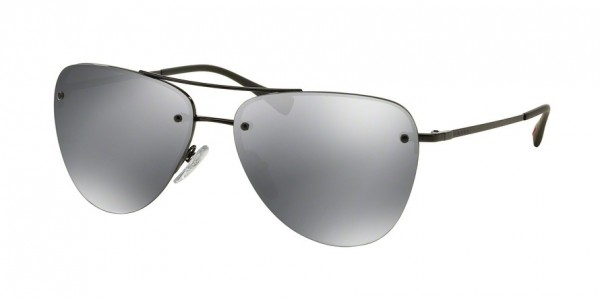 Prada Linea Rossa PS 53RS Sunglasses, 7AX5L0 BLACK (BLACK)