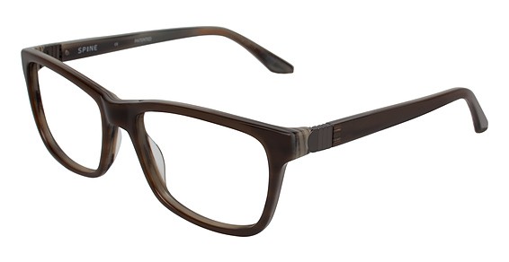 Spine SP5005 Eyeglasses, Brown 611