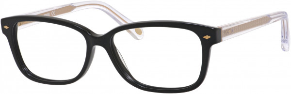 Fossil FOS 6063 Eyeglasses, 0E00 Black Crystal