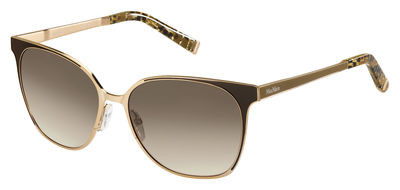 Max Mara Mm Lacquer Sunglasses, 0MH8(JD) Rose Gold Brown