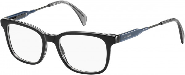 Tommy Hilfiger TH 1351 Eyeglasses, 020D Black Blue