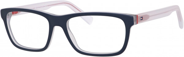 Tommy Hilfiger TH 1361 Eyeglasses, 0K56 Blush Crystal Red