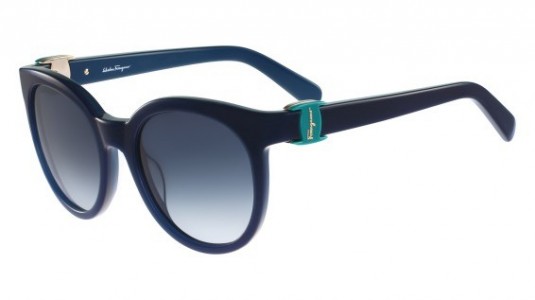 Ferragamo SF783S Sunglasses, (414) BLUE