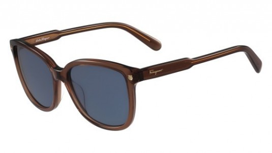 Ferragamo SF815S Sunglasses, (210) BROWN