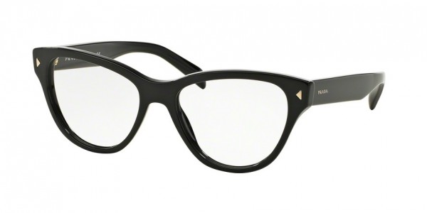 Prada PR 23SV Eyeglasses, 1AB1O1 BLACK (BLACK)