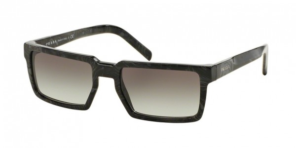 Prada PR 03SS Sunglasses, UEK0A7 BLACK MARBLE (BLACK)