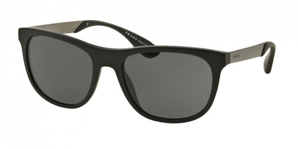 Prada PR 04SSF Sunglasses, 1BO1A1 MATTE BLACK (BLACK)